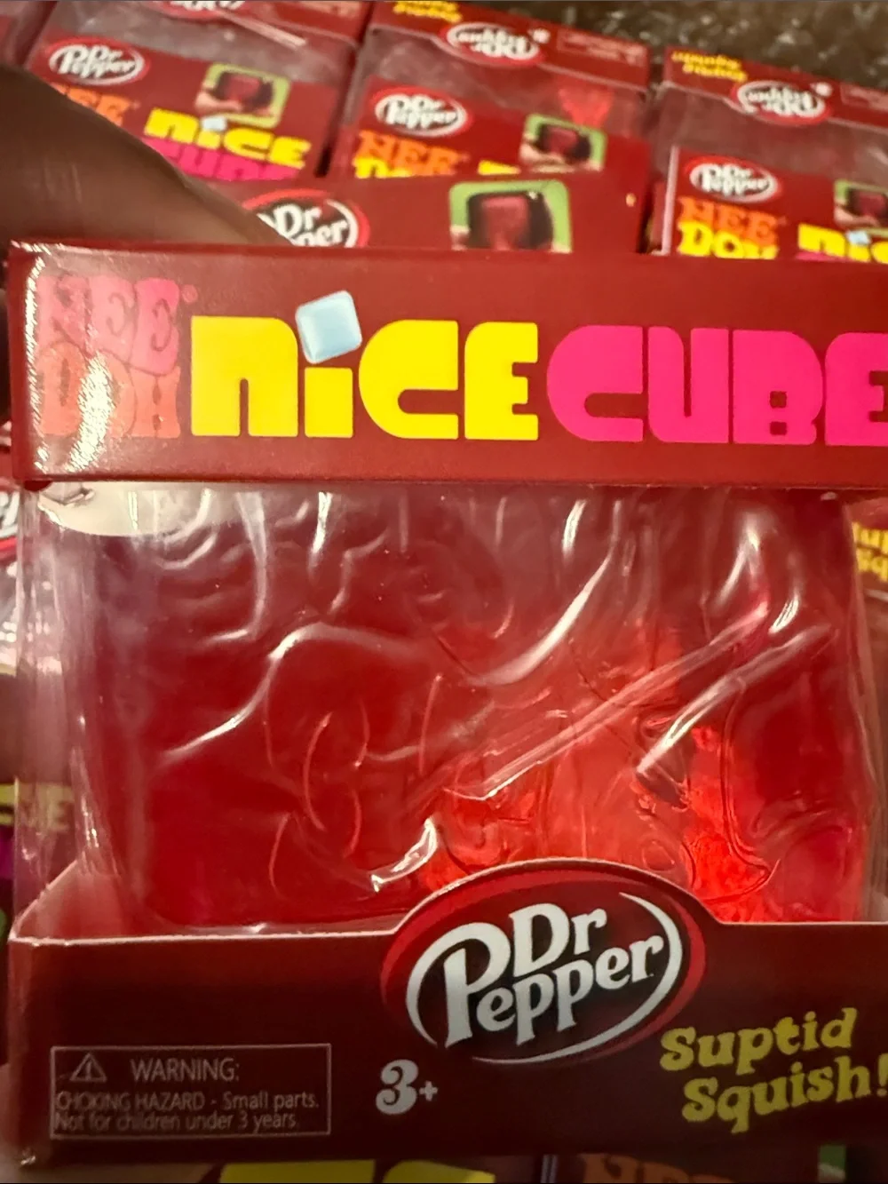 Needoh Nice Cube Dr Pepper Squeeze Toy